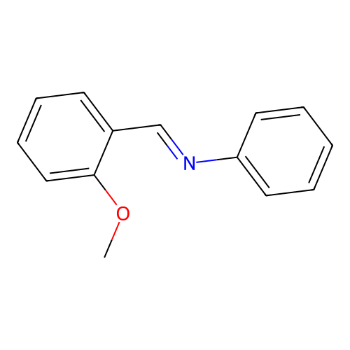 N-(2-Methoxybenzylidene)aniline structure