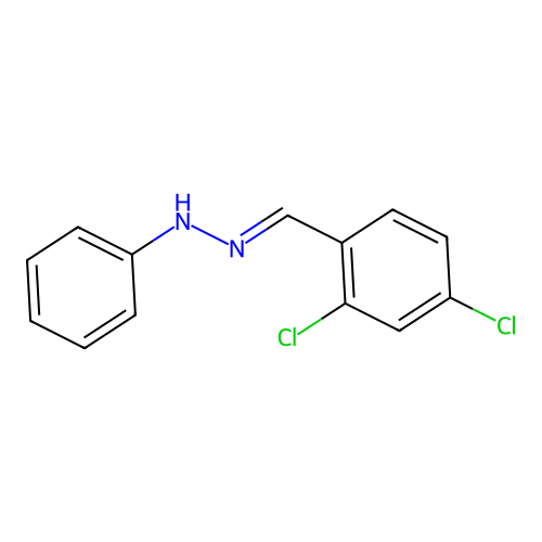 2,4-Dichlorobenzaldehyde phenylhydrazone structure