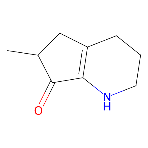 1,2,3,4,5,6-Hexahydro-6-methyl-7H-cyclopenta[b]pyridin-7-one structure