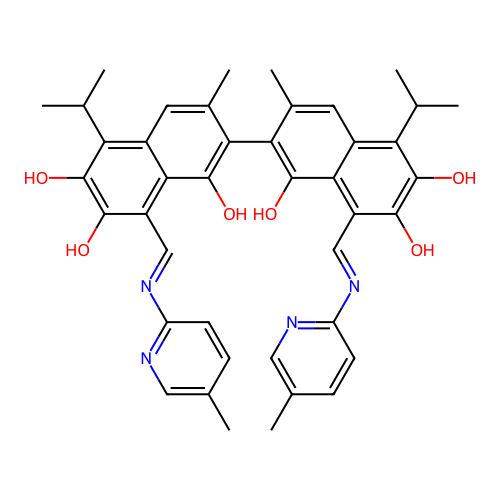 C42H42N4O6 structure