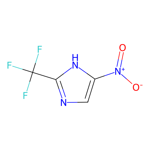 Imidazole, 2-trifluoromethyl-5-nitro- structure