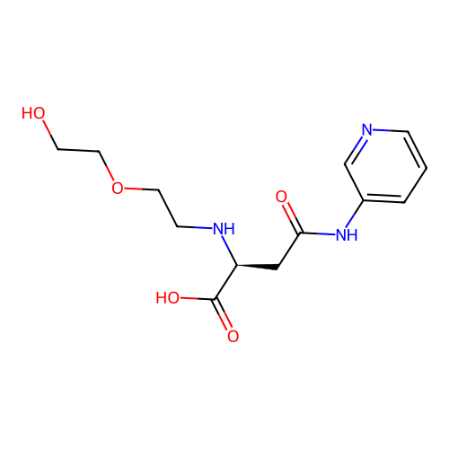N2-(2-(2-Hydroxyethoxy)ethyl)-N4-(pyridin-3-yl)-L-asparagine structure