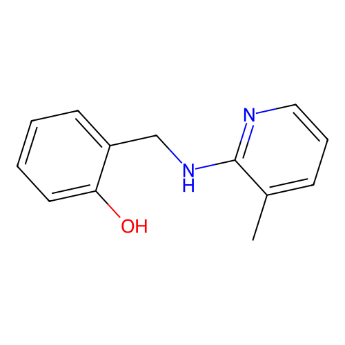 2-{[(3-Methylpyridin-2-yl)amino]methyl}phenol structure