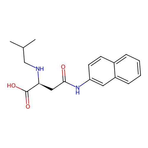 N2-Isobutyl-N4-(naphthalen-2-yl)-L-asparagine structure