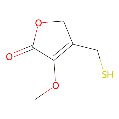2(5H)-Furanone, 4-(mercaptomethyl)-3-methoxy- structure