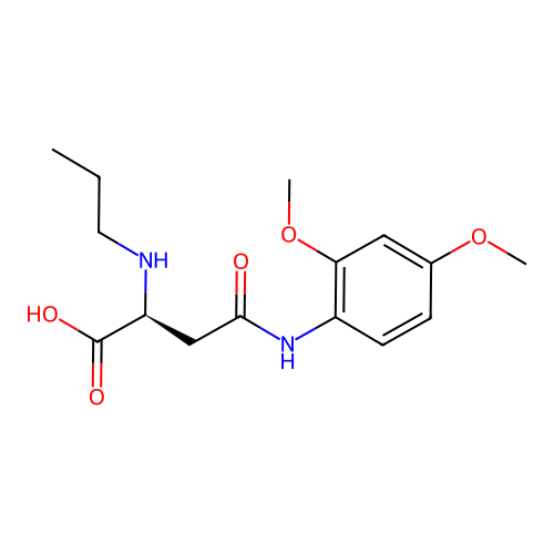 N4-(2,4-Dimethoxyphenyl)-N2-propyl-L-asparagine structure