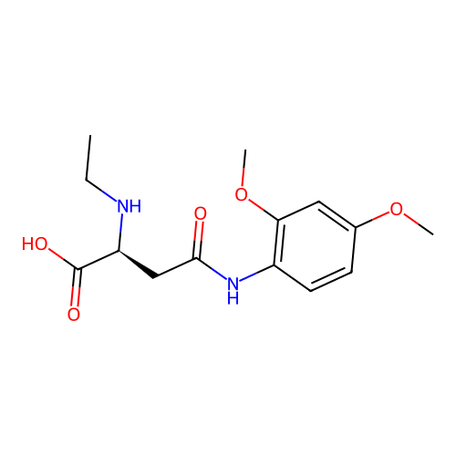 N4-(2,4-Dimethoxyphenyl)-N2-ethyl-L-asparagine structure