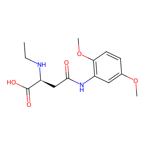 N4-(2,5-Dimethoxyphenyl)-N2-ethyl-L-asparagine structure