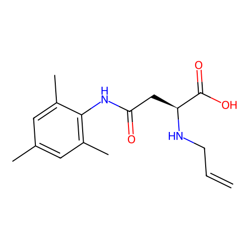 N2-Allyl-N4-mesityl-L-asparagine structure