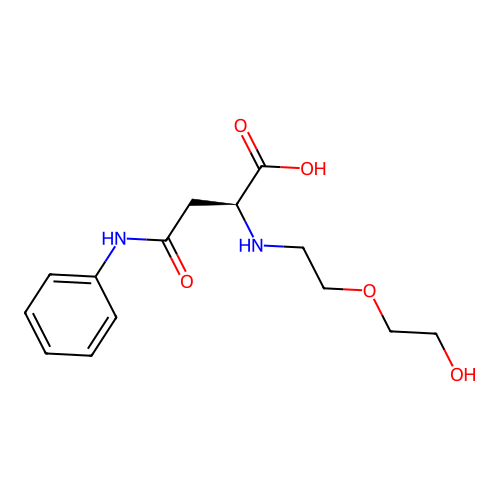 N2-(2-(2-Hydroxyethoxy)ethyl)-N4-phenyl-L-asparagine structure