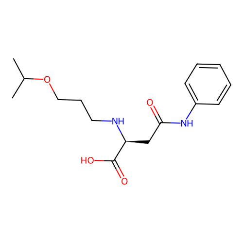 N2-(3-Isopropoxypropyl)-N4-phenyl-L-asparagine structure
