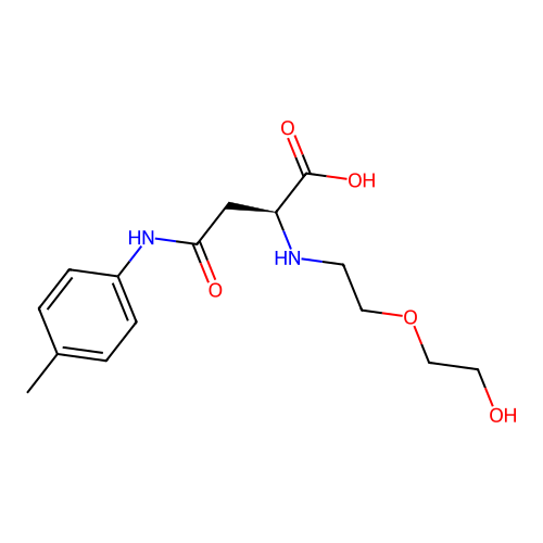 N2-(2-(2-Hydroxyethoxy)ethyl)-N4-(p-tolyl)-L-asparagine structure