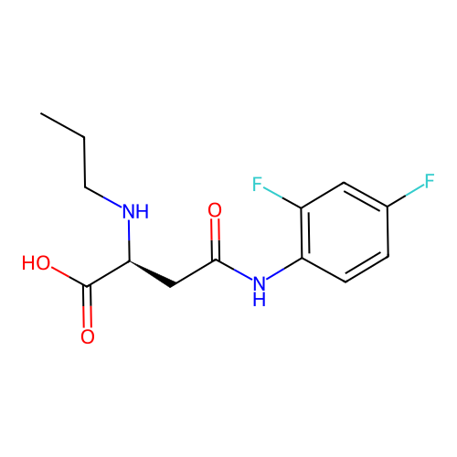 N4-(2,4-Difluorophenyl)-N2-propyl-L-asparagine structure