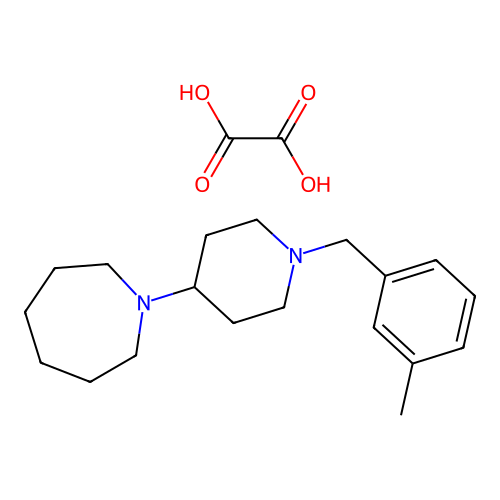 1-(1-(3-Methylbenzyl)piperidin-4-yl)azepane oxalate structure