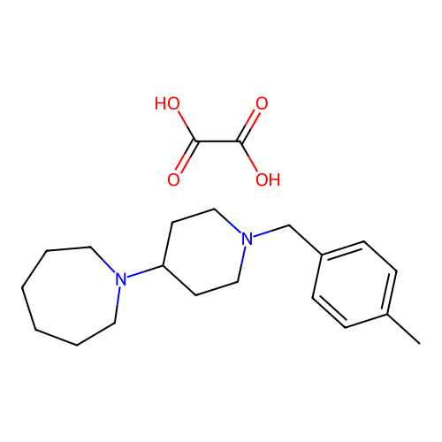 1-(1-(4-Methylbenzyl)piperidin-4-yl)azepane oxalate structure
