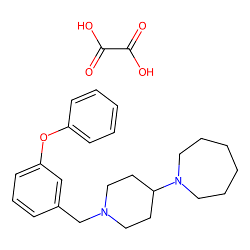 1-(1-(3-Phenoxybenzyl)piperidin-4-yl)azepane oxalate structure