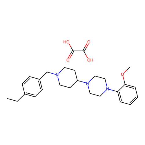1-(1-(4-Ethylbenzyl)piperidin-4-yl)-4-(2-methoxyphenyl)piperazine oxalate structure