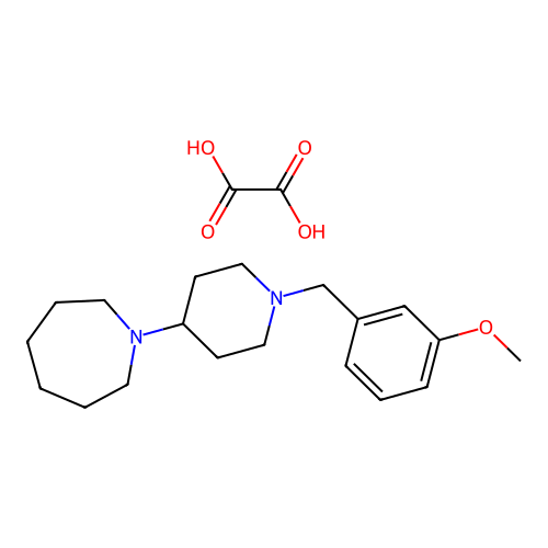1-(1-(3-Methoxybenzyl)piperidin-4-yl)azepane oxalate structure