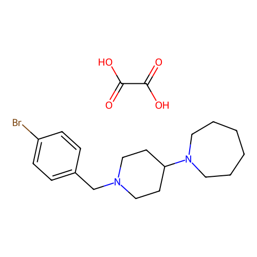 1-(1-(4-Bromobenzyl)piperidin-4-yl)azepane oxalate structure