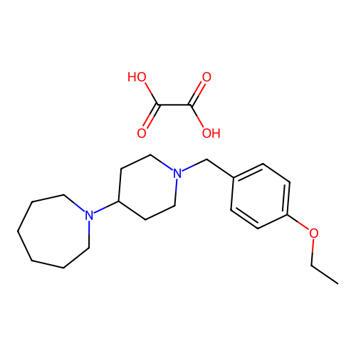 1-(1-(4-Ethoxybenzyl)piperidin-4-yl)azepane oxalate structure