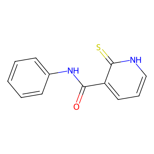 N-phenyl-2-sulfanylidene-1H-pyridine-3-carboxamide structure