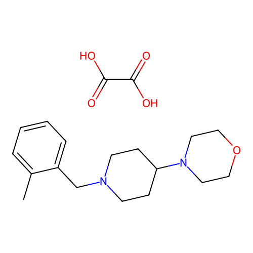 4-(1-(2-Methylbenzyl)piperidin-4-yl)morpholine oxalate structure
