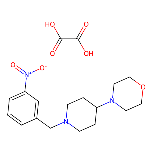 4-(1-(3-Nitrobenzyl)piperidin-4-yl)morpholine oxalate structure