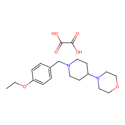 4-(1-(4-Ethoxybenzyl)piperidin-4-yl)morpholine oxalate structure
