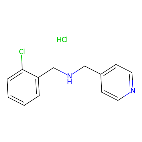 (2-Chloro-benzyl)-pyridin-4-ylmethyl-amine hydrochloride structure