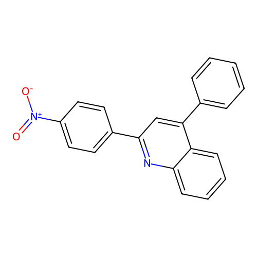 2-(4-Nitrophenyl)-4-phenylquinoline structure
