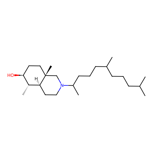 5,8a-Dimethyl-2-(1,5,9-trimethyl-decyl)-decahydro-isoquinolin-6-ol structure