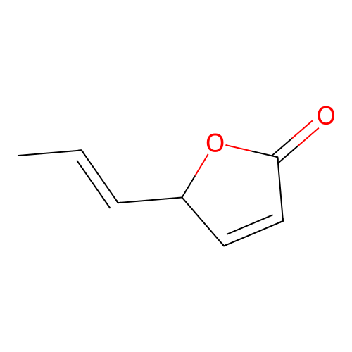 2-[(E)-prop-1-enyl]-2H-furan-5-one structure