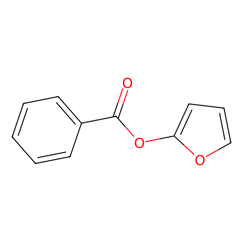 Furan-2-yl benzoate structure