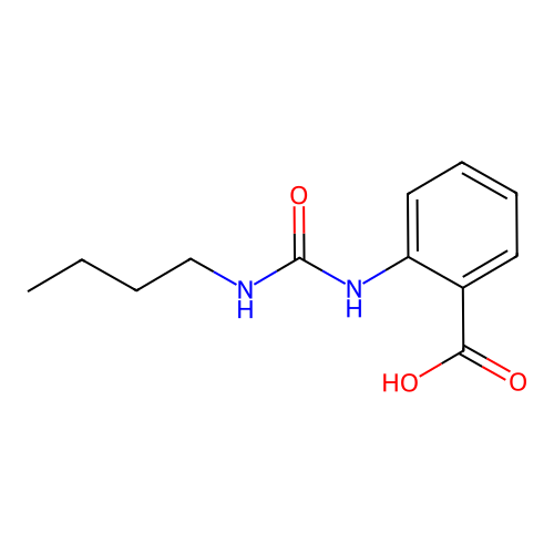 1-Butyl-3-(2-carboxyphenyl)urea structure