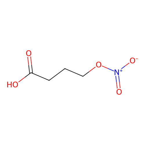 4-(Nitrooxy)butanoic acid structure