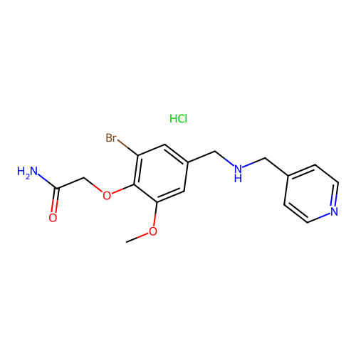 C16H19BrClN3O3 structure