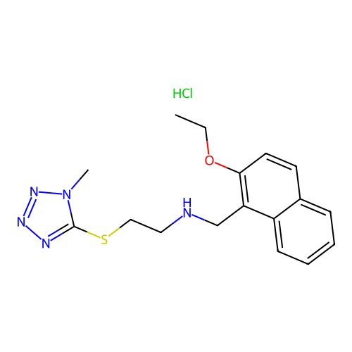 C17H22ClN5OS structure