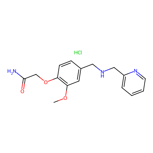 2-(2-Methoxy-4-{[(2-pyridinylmethyl)amino]methyl}phenoxy)acetamide hydrochloride structure