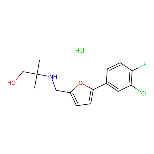 C15H18Cl2FNO2 structure