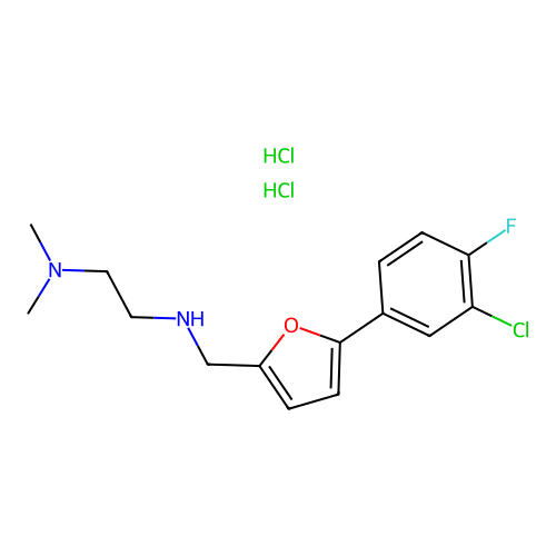 C15H20Cl3FN2O structure