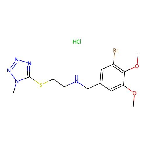 C13H19BrClN5O2S structure