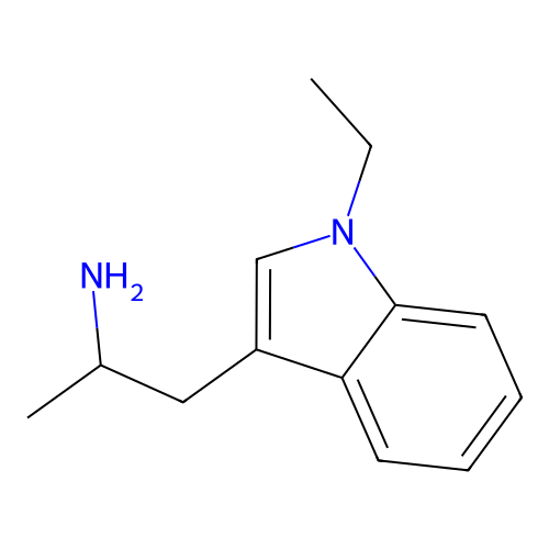 1-(1-Ethylindol-3-yl)propan-2-amine structure