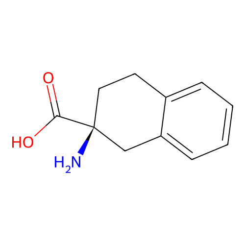 (S)-2-Amino-1,2,3,4-tetrahydro-2-naphthalenecarboxylic acid structure