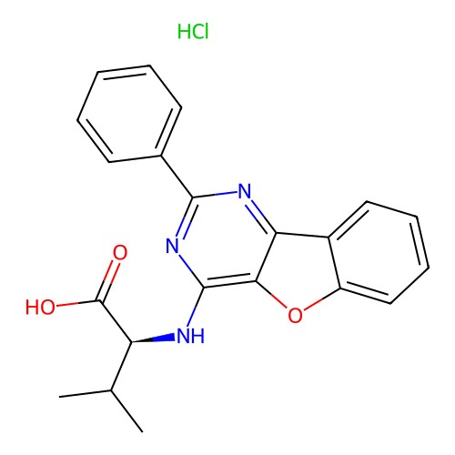 C21H20ClN3O3 structure