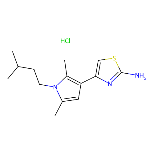 C14H22ClN3S structure