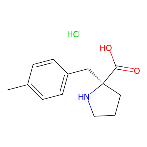 (2S)-2-[(4-methylphenyl)methyl]pyrrolidine-2-carboxylic Acid Hydrochloride structure