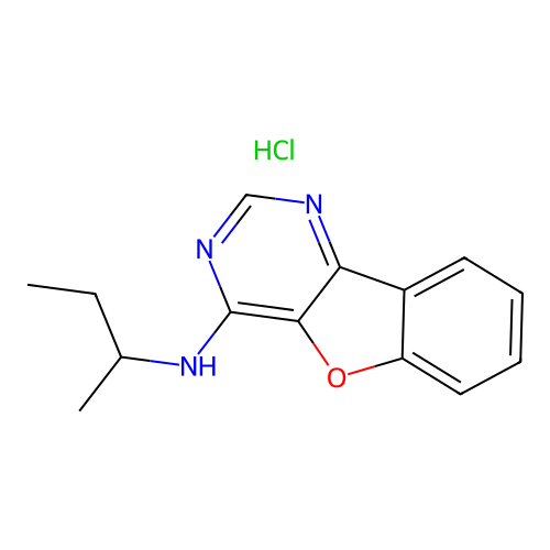 N-(sec-butyl)benzofuro[3,2-d]pyrimidin-4-amine hydrochloride structure
