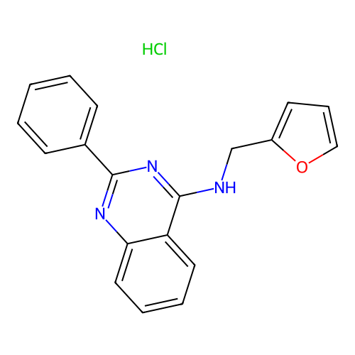 Furan-2-ylmethyl-(2-phenyl-quinazolin-4-yl)-amine structure