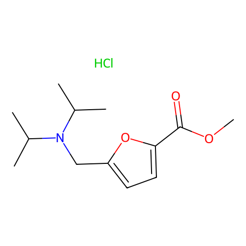 Methyl 5-((diisopropylamino)methyl)furan-2-carboxylate hydrochloride structure