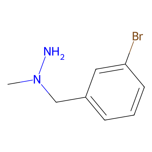 1-[(3-Bromophenyl)methyl]-1-methylhydrazine structure